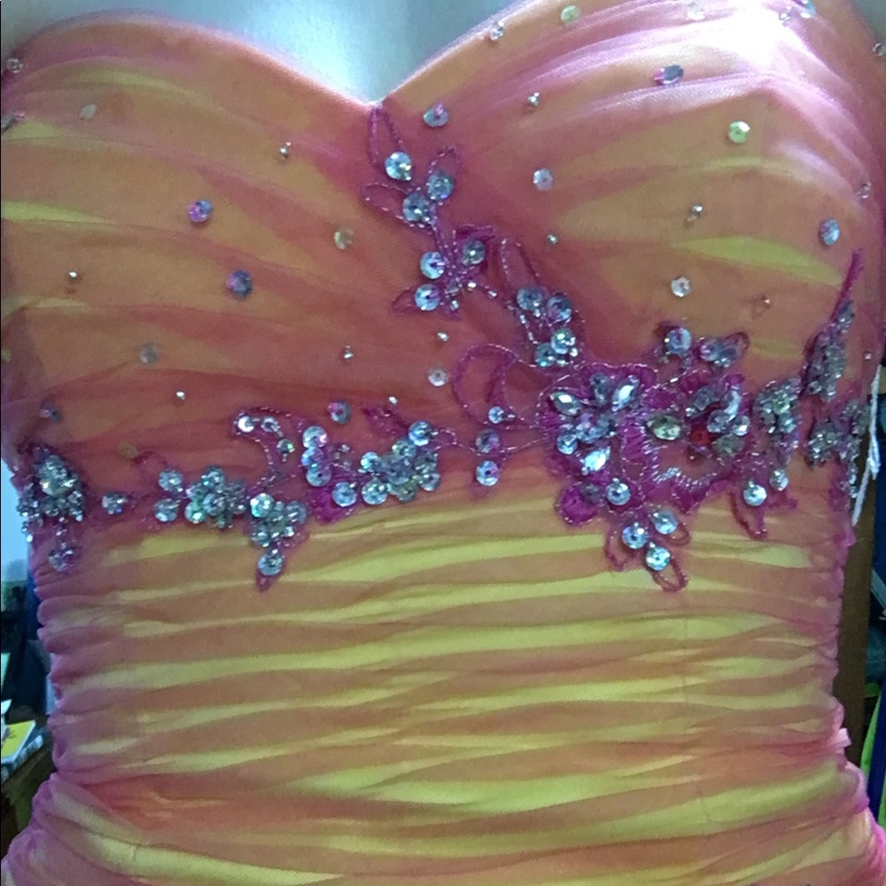 Madeline Gardner Mori Lee Prom Dress - Picture 3 of 6